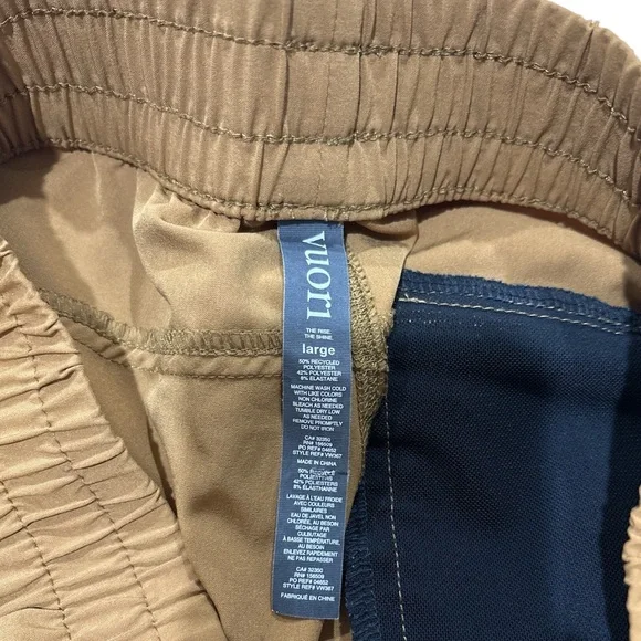 Vuori Dash 3" Shorts -Dark Golden Size: L - Picture 4 of 5